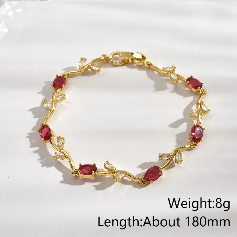 Tulip Bracelet Red